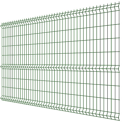 Панель LIGHT 1,73х2,50м RAL6005 Зеленый Мох сварная 3Д сетка гиттер