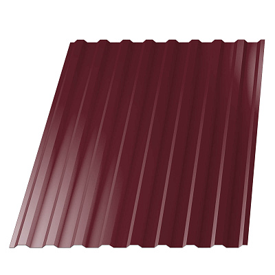 Профнастил НС-20 (МП 20) RAL3005 Красное Вино 1150(1100)мм 0,50мм
