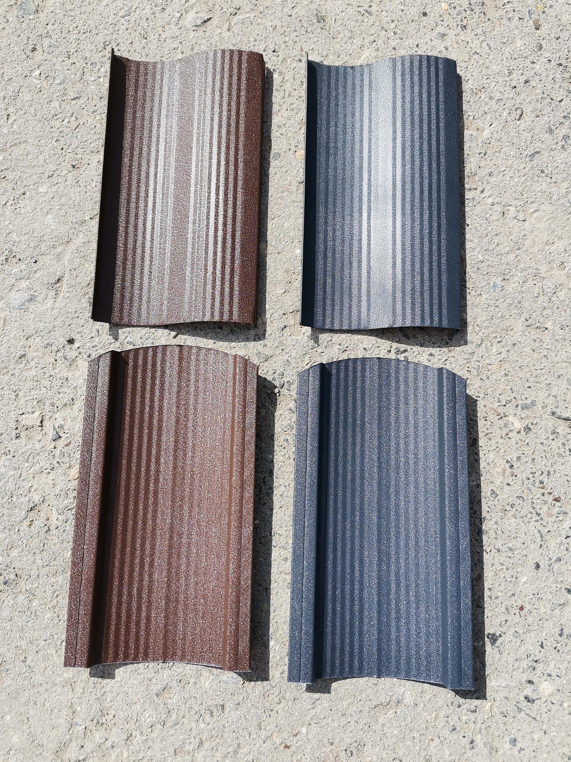 Металлопрофиль двусторонний под Стальной Бархат в Москве