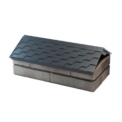 Парапет ZKING EVEREST Серый 300х510х110мм с посадкой на 1 кирпич (200,225,250мм) фото 2